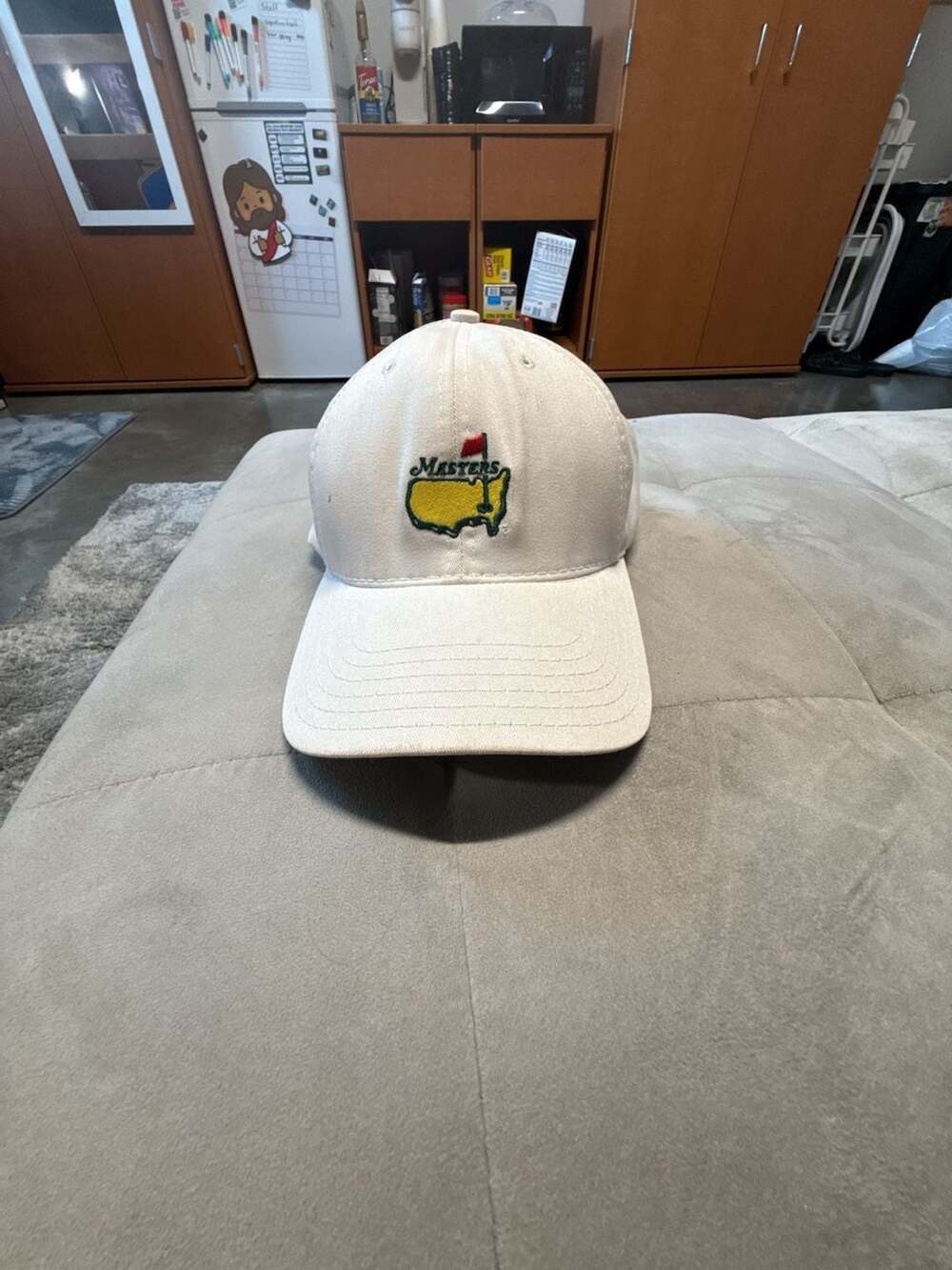Vintage Masters Golf Tournament White Strapback Hat American Needle Augusta USA